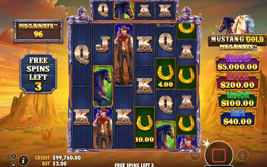 Free Spins round with a GOLDEN COLLECT symbol in view